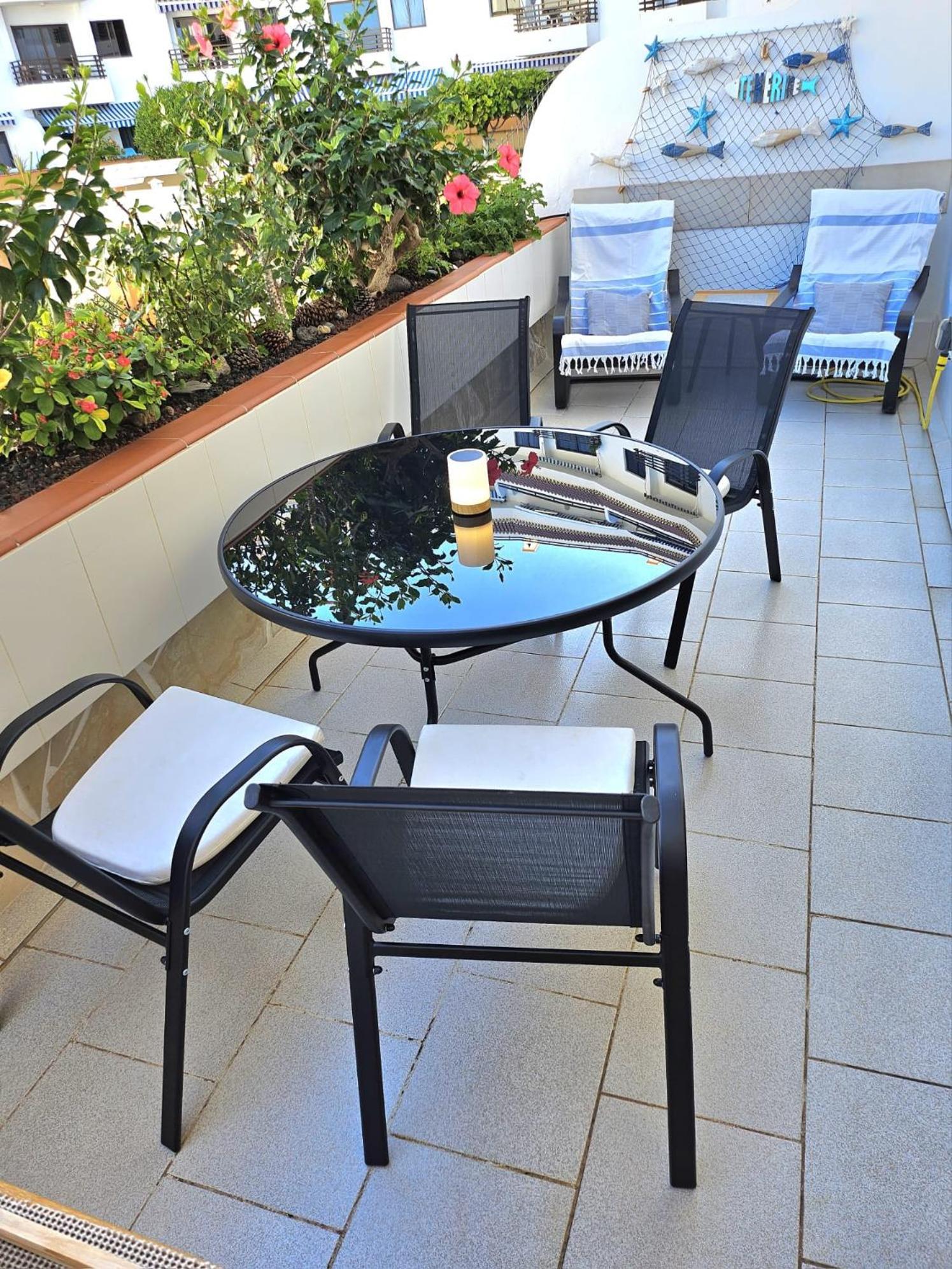Аппартаметы Seguro De Sol Playa De La Arena Puerto de Santiago  Buitenkant foto