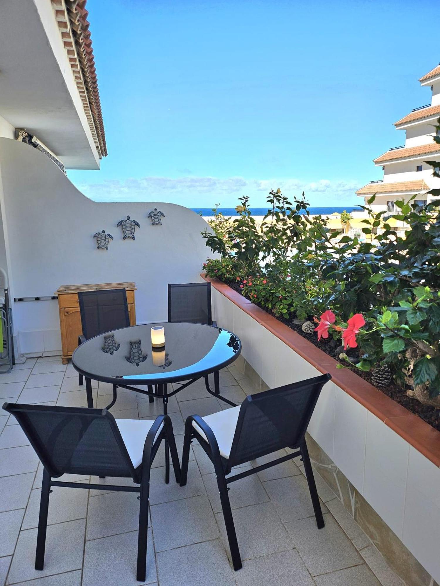 Аппартаметы Seguro De Sol Playa De La Arena Puerto de Santiago  Buitenkant foto
